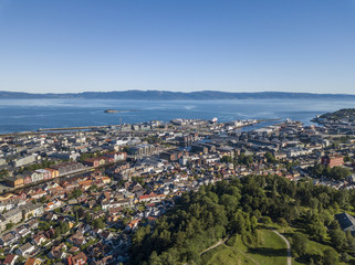 Aerial view of Trondheim