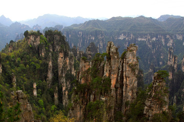 TianZi Mountain natural scenery