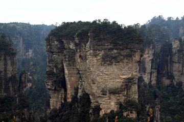 Naklejka premium TianZi Mountain natural scenery