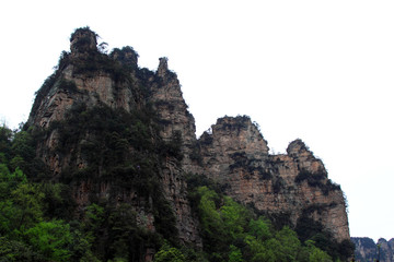 Fototapeta na wymiar TianZi Mountain natural scenery