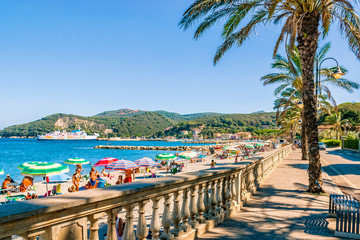 Elba island, beach of Cavo
