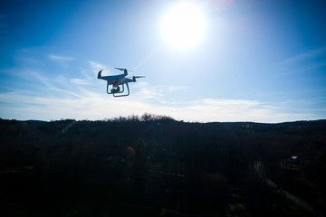 Fototapeta na wymiar Quadcopter Drone