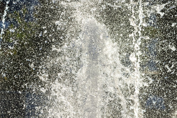 close up of water splashing