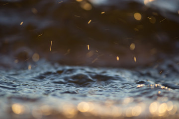 blurred image of waves