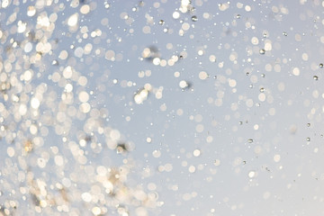 Waves splash, close up