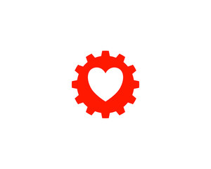 gear heart logo