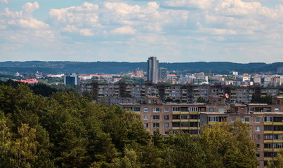 Fototapeta premium Vilnius from hill