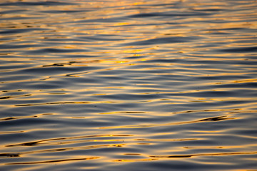 Isolated close-up of ripples
