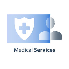 Obraz premium Hospice attendance, volunteer organization, charity foundation, medical life insurance, health care policy, hospital services