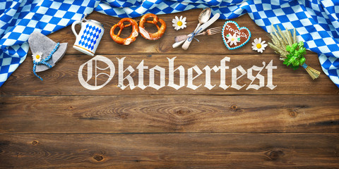 Rustic background for Oktoberfest