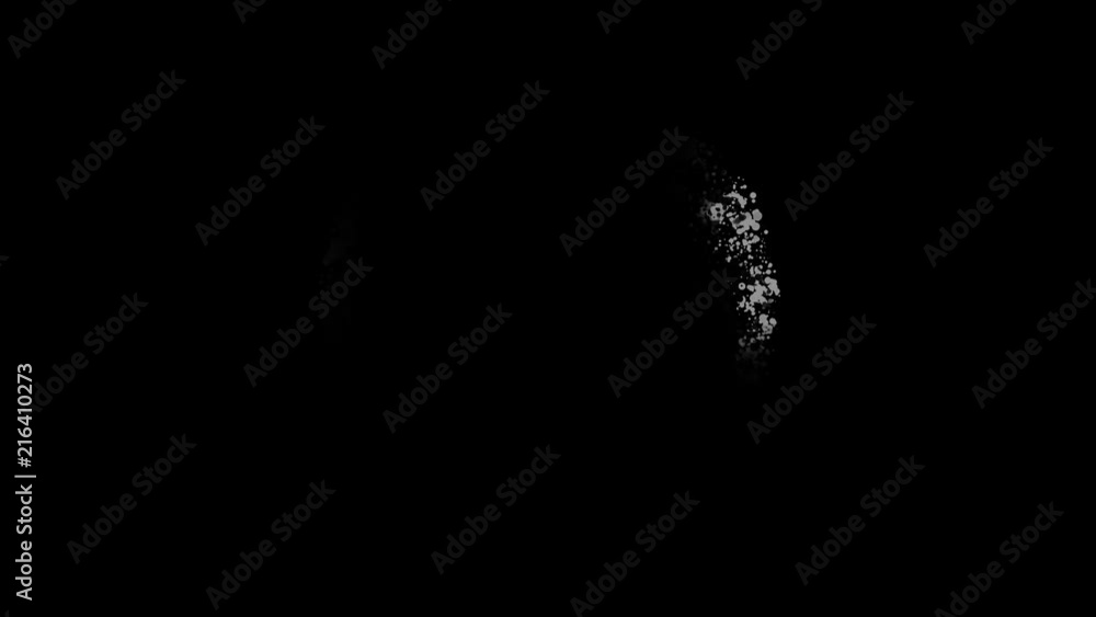 Aufkleber magical sparkling particle circle animation. luminous swirling. glowing spiral cover. colorful shini