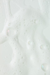 Bubbles foam white washing shower