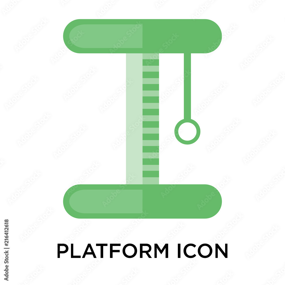 Aufkleber platform icons isolated on white background. modern and editable platform icon. simple icon vector i