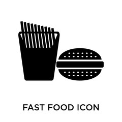 fast food icons isolated on white background. Modern and editable fast food icon. Simple icon vector illustration.