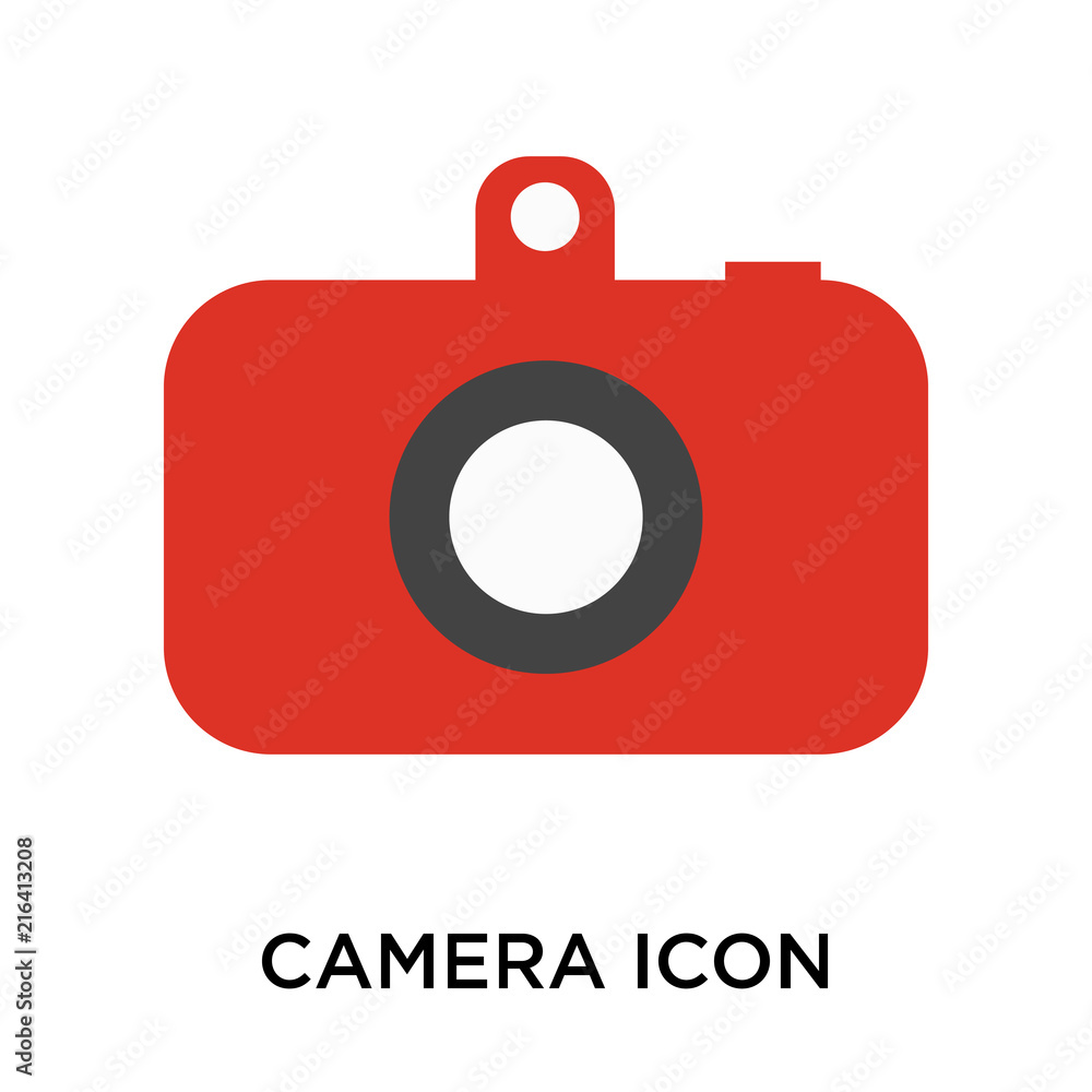 Poster camera icons isolated on white background. modern and editable camera icon. simple icon vector illus
