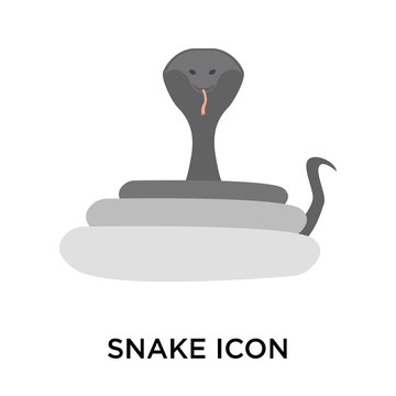 snake icons isolated on white background. Modern and editable snake icon. Simple icon vector illustration.