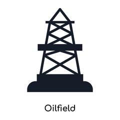 oilfield icons isolated on white background. Modern and editable oilfield icon. Simple icon vector illustration.