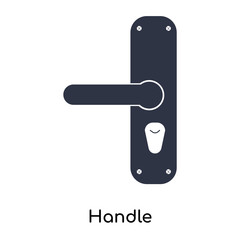 handle icon isolated on white background. Simple and editable handle icons. Modern icon vector illustration.