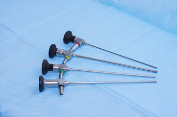 Endoscopic tube for arthroscopy, laryngoscopy, rhinoscopy.Diagnostic medical equipment