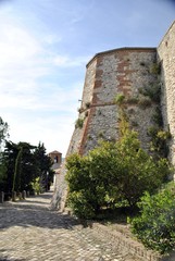 Fototapeta na wymiar castle in Verrucchio Romagna Italy