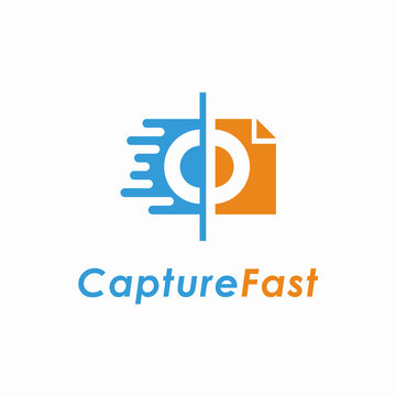Capture Fast Logo Design Concept
