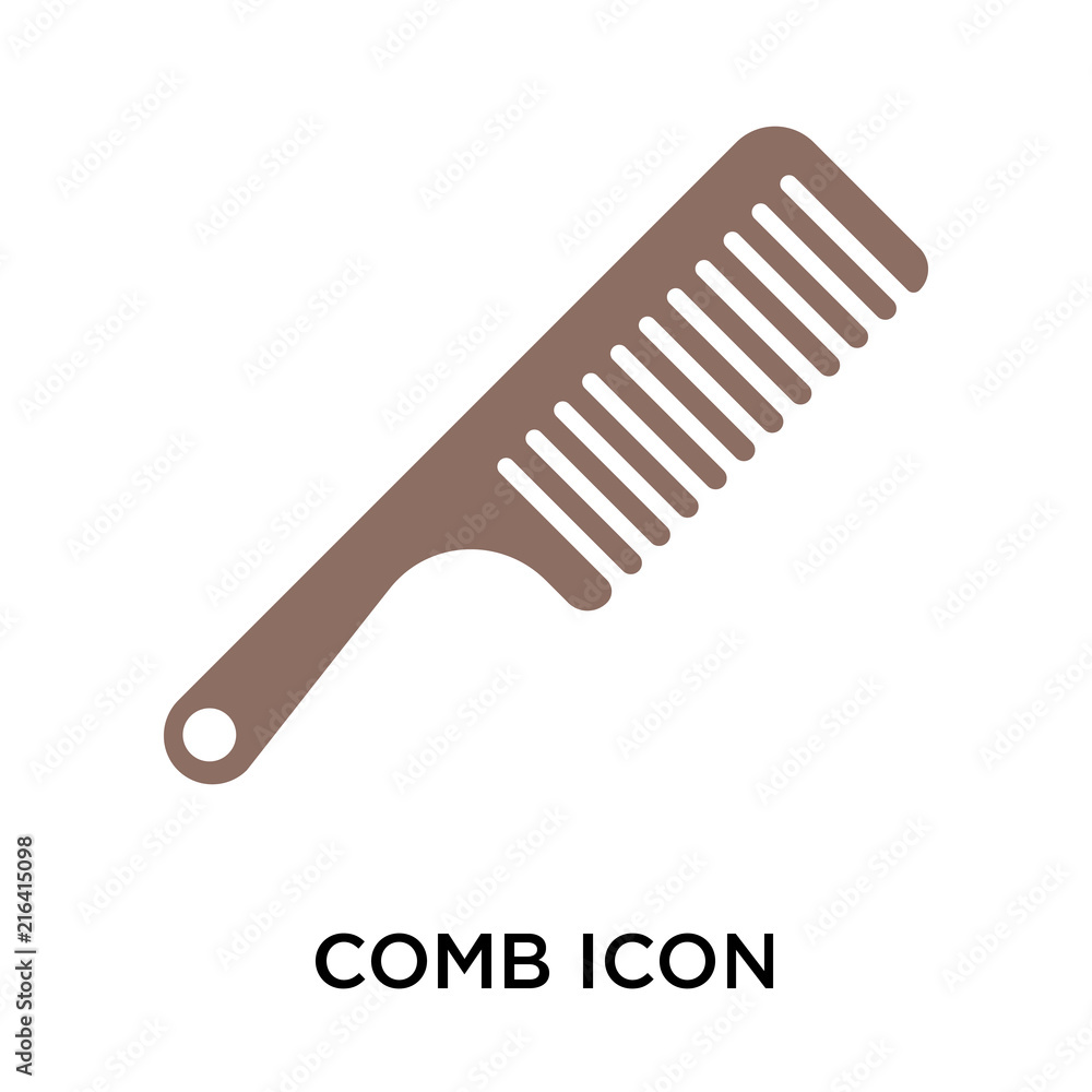 Poster comb icons isolated on white background. modern and editable comb icon. simple icon vector illustrat