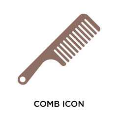 comb icons isolated on white background. Modern and editable comb icon. Simple icon vector illustration.