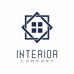 Minimalist Interior Logo Design Concept