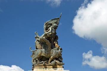 Fototapeta na wymiar Statue in Rome