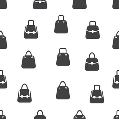 seamless pattern with bag icon