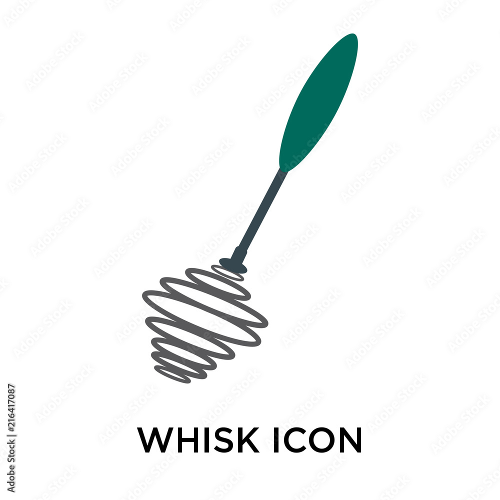 Poster whisk icon isolated on white background. modern and editable whisk icon. simple icons vector illustr