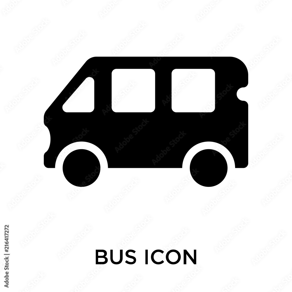 Poster bus icons isolated on white background. modern and editable bus icon. simple icon vector illustratio
