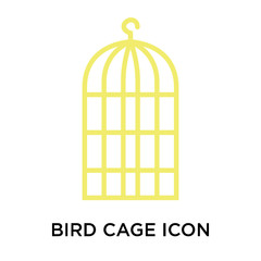 bird cage icons isolated on white background. Modern and editable bird cage icon. Simple icon vector illustration.