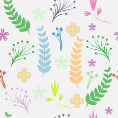 flower pattern background vector design