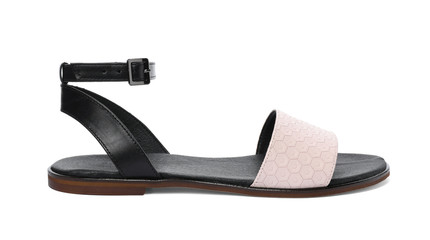 New trendy women's shoe on white background