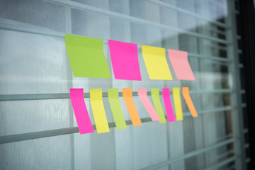 colorful of post it