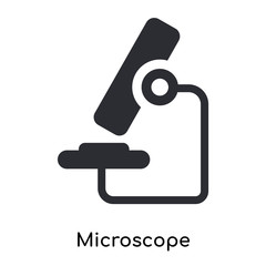 microscope icon isolated on white background. Simple and editable microscope icons. Modern icon vector illustration.