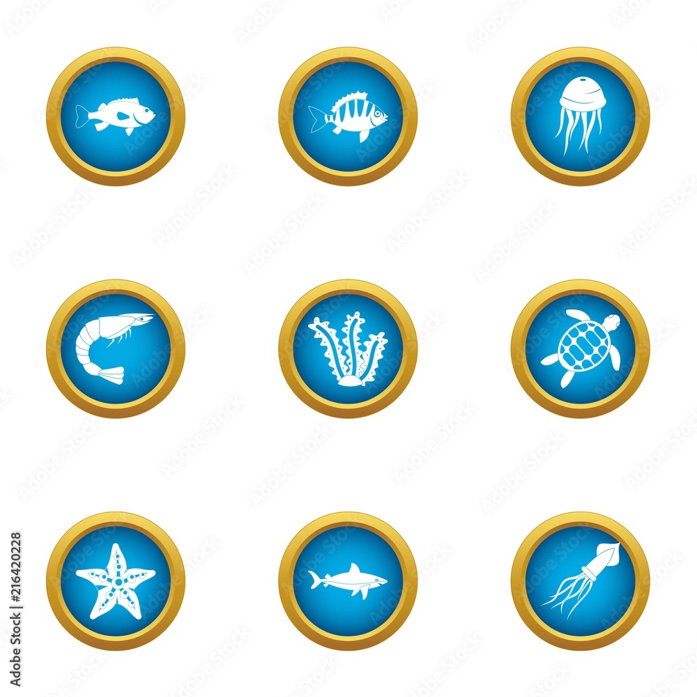 Poster dap icons set. flat set of 9 dap vector icons for web isolated on white background