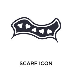 scarf icon on white background. Modern icons vector illustration. Trendy scarf icons