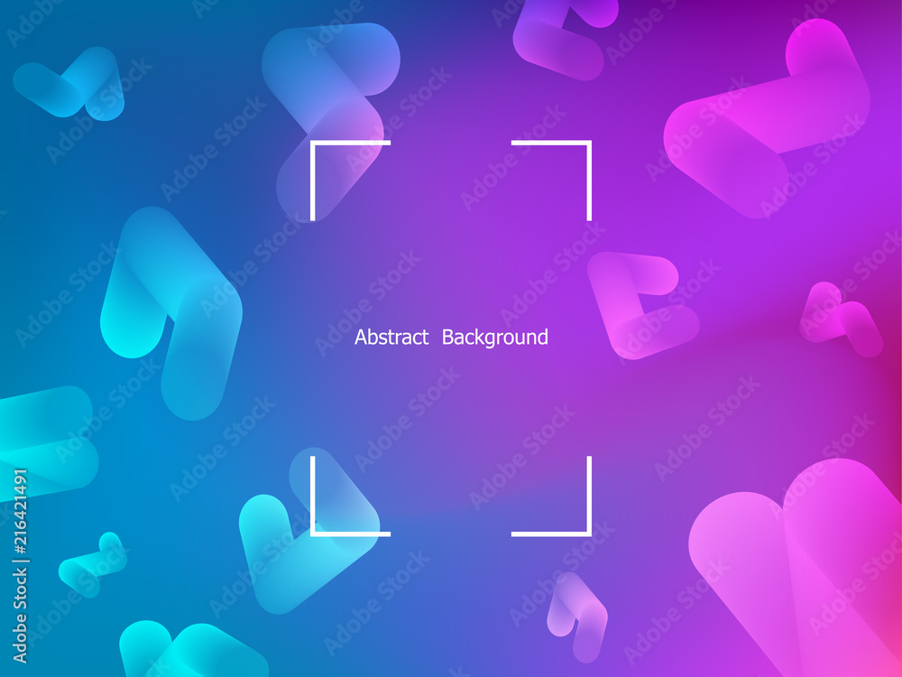 Canvas Prints colorful geometric background.dynamic shapes composition. vector illustrations