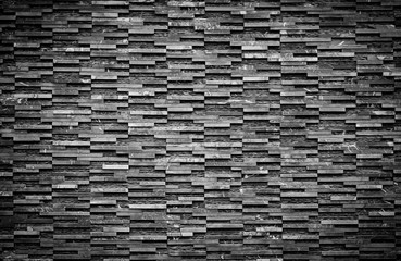 Modern Black and White Rectangle tiles Background with Vignette