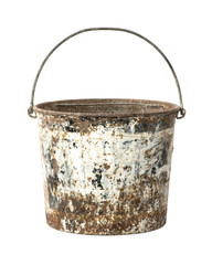 Old paint bucket