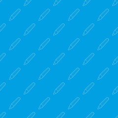 Pencil pattern vector seamless blue repeat for any use