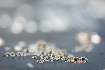 Abstract,close up of Mainboard Electronic computer background. (logic board,cpu motherboard,Main...