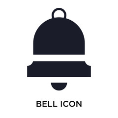 Bell icon vector sign and symbol isolated on white background, Bell logo concept