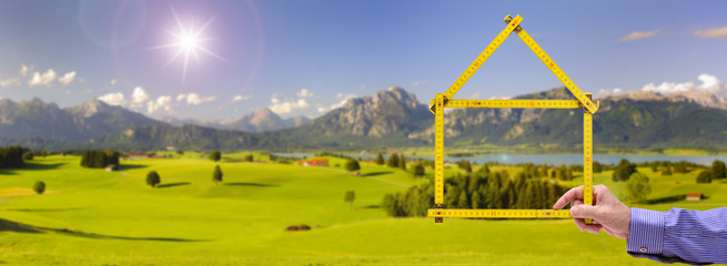 Wohnen im Grünen mit Haus auf dem Land