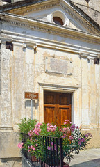 Fototapeta na wymiar Castellabate (SA) - Cappella dell'Annunziatella ora di San Biagio