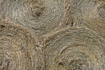 Gros plan bottes de foin