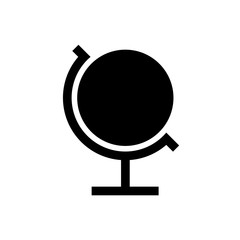 school globe icon. vector illustration