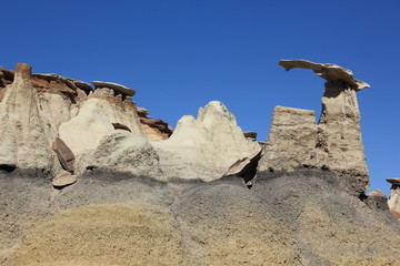 Hoodoos und Badlands Bisti Wilderness Area New Mexico USA